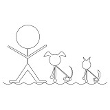 stick family border 005